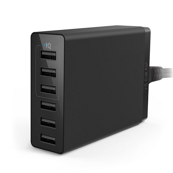 Sạc Anker 6 cổng 30w, PowerPort 6 Lite – A2061