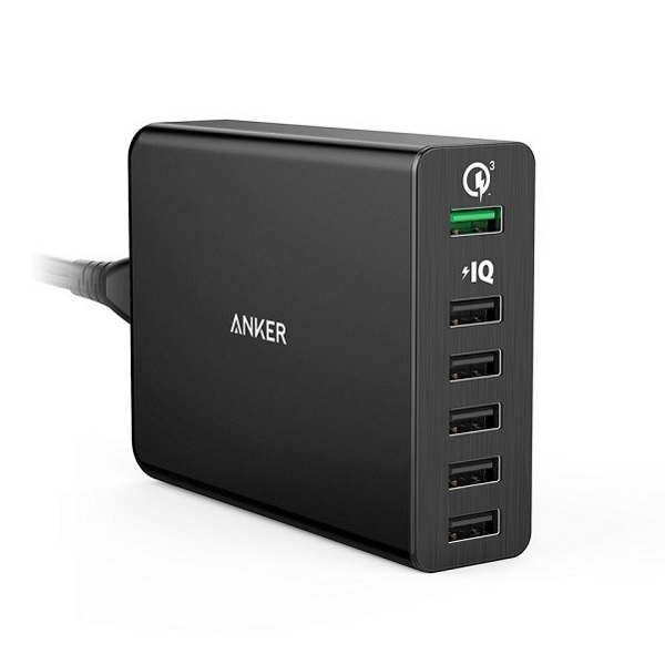 Sạc Anker 6 Cổng 60W Quick Charge 3.0 [PowerPort+ 6, 60W, QC 3.0]