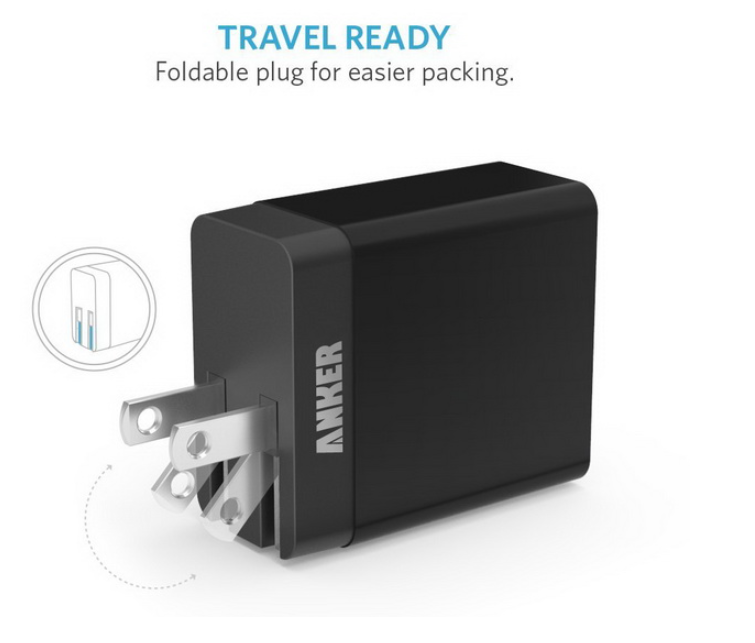 Sạc nhanh Anker Dual-Port 20W 2 cổng USB (USA)