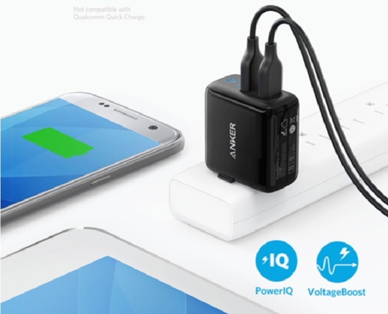 Sạc Tường Anker PowerPort II, 24w