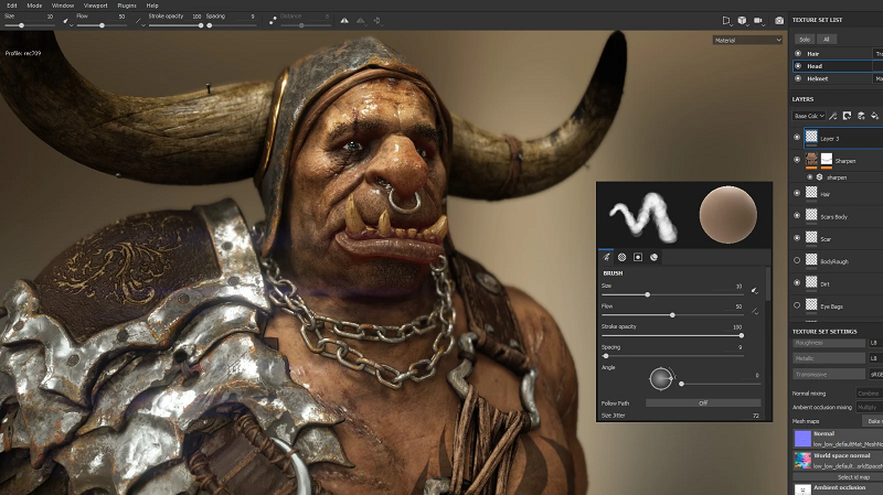 Tạo nhân vật trên phần mềm Substance 3D Painter