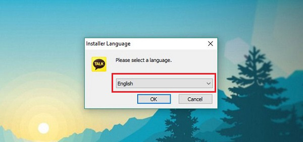 Chọn ngôn ngữ tiếng Anh