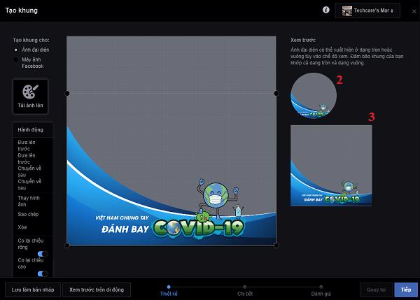 Các bạn hoàn toàn có thể xem trước được ngay khi nó hiển thị ra ngoài avatar thật