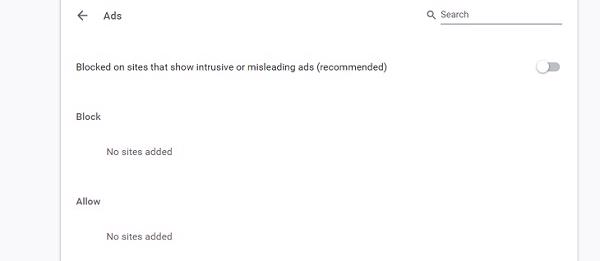 Màn hình máy tính sẽ hiển thị dòng Allowed (Được cho phép)