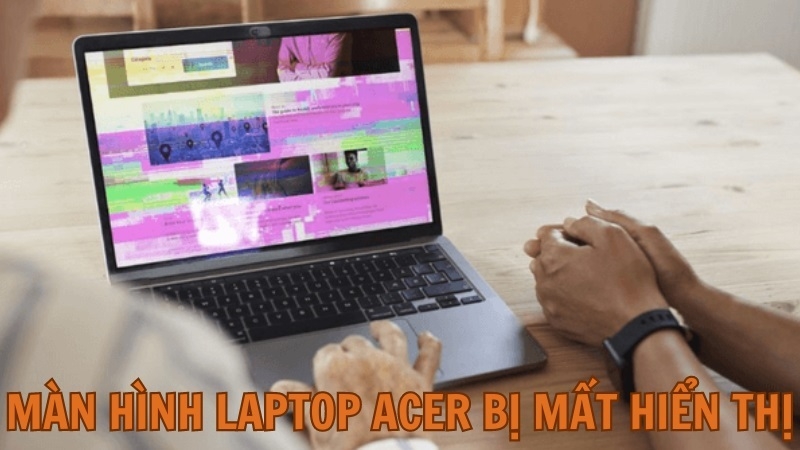 Màn hình laptop Acer bị ố hoặc xuất hiện nhiều đốm mờ
