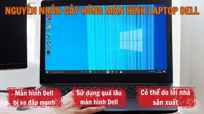 Nguyên nhân gây hỏng màn hình laptop Dell Nguyên nhân gây hỏng màn hình laptop Dell
