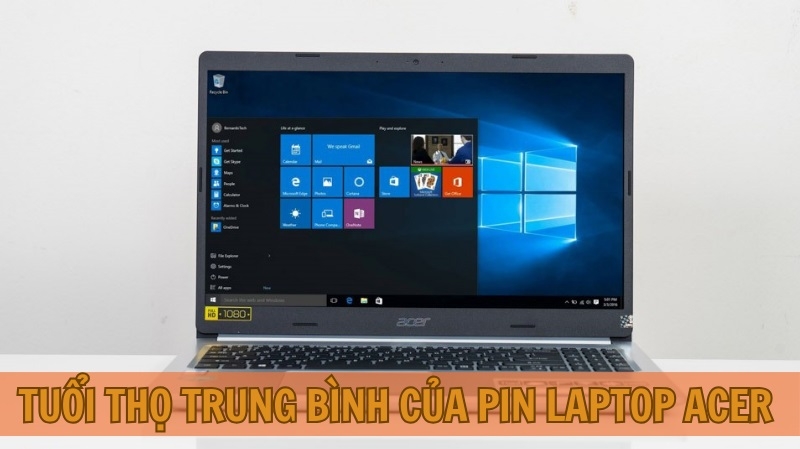 Tuổi thọ trung bình của pin laptop Acer
