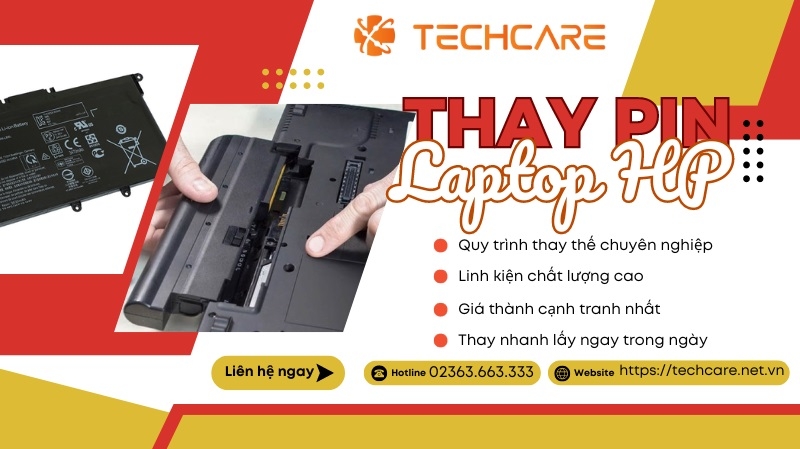 Thay pin laptop HP ở đâu?