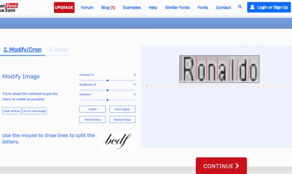Hãy sử dụng chuột để kẻ các đường phân chia giữa những chữ cái