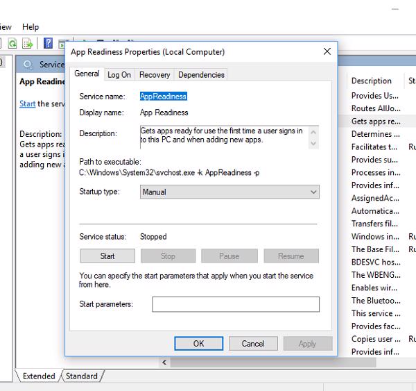 Nhấn đúp chuột vào App Readiness để mở