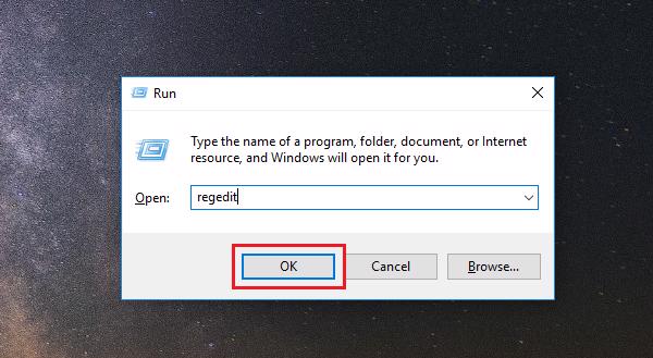 Nhấn vào tổ hợp phím Windows + R để mở hộp thoại Run