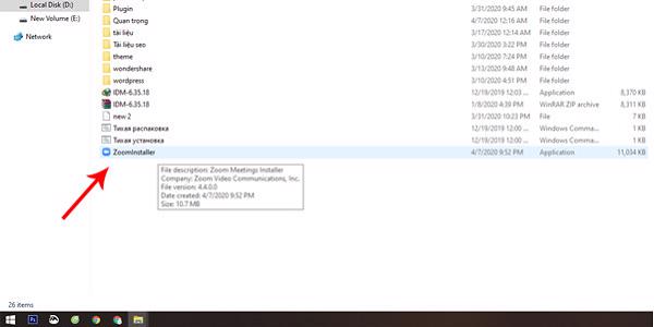 Khi sau quá trình tải file về máy hoàn tất